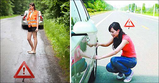 Din sikkerhed ved en nødsituation på vejen!