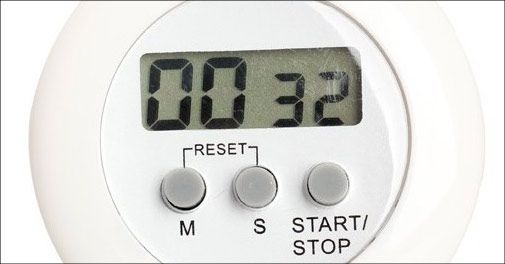 Sæt tid på maden med praktisk stopur!