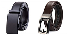 1 stk. lækkert Comfort click læderbælte i sort eller brun inkl. fragt, værdi kr. 357,-