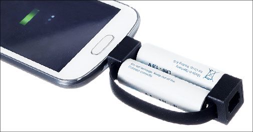 Verdens mindste mobiloplader - passer til de fleste Androids!