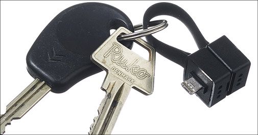 Verdens mindste mobiloplader - passer til de fleste Androids!