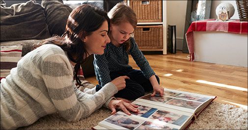 Gem de bedste minder i en flot fotobog!