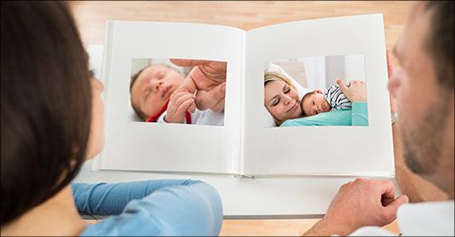 Gem de bedste minder i en flot fotobog!