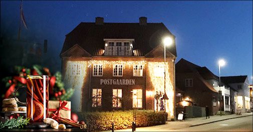 Kom og vær med i jeres helt eget festlige juleeventyr på Boutique Hotel Postgården i Holsted!