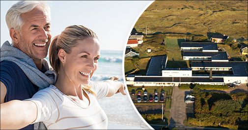 Tag på et dejligt ophold på Hotel Lakolk på Rømø - lige ved Europas bredeste sandstrand..