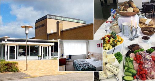 Overnatning for 2 med mad & vin.