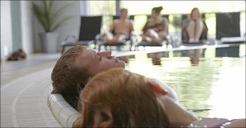 Wellnessophold med kurbad mm.