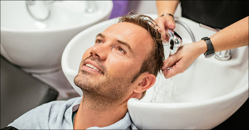 Skarp pris på herreklip inkl. hårkur!