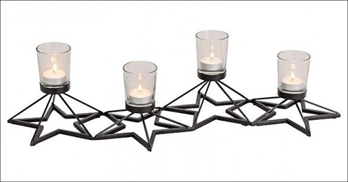 Spred julehygge med flotte lysestager!