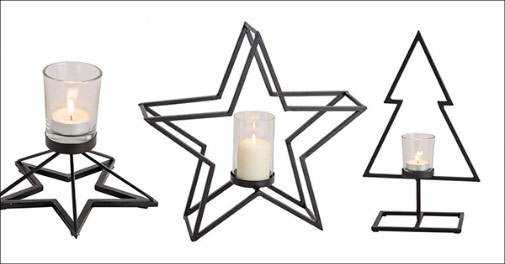 Spred julehygge med flotte lysestager!