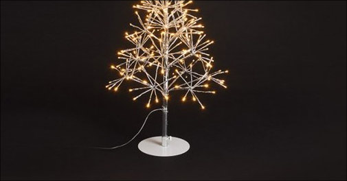 Juletræ med LED-lys til indendørs brug!