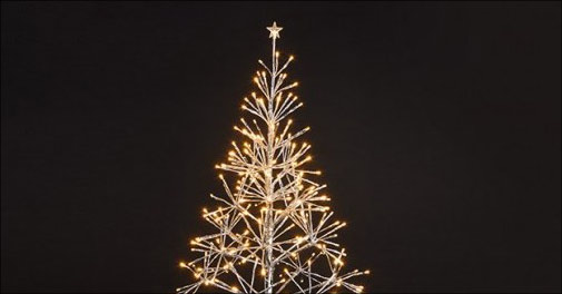 Juletræ med LED-lys til indendørs brug!