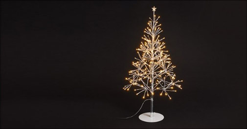 Juletræ med LED-lys til indendørs brug!