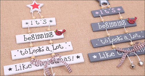 Yndig juledekoration i træ!