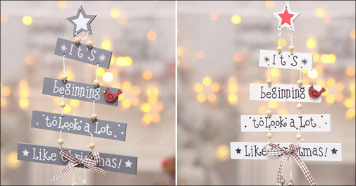 Yndig juledekoration i træ!