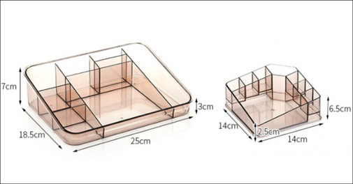 Make-up bokse, 2 str. - køb dem her!