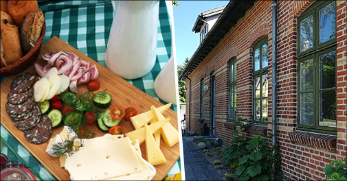 Ophold inkl. lækker mad