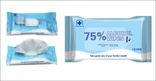 Bakteriedræbende engangsservietter