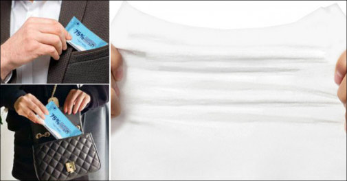 Bakteriedræbende engangsservietter