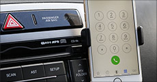Køb 1 stk. mobilholder til bilen forhandlet fra Smileyphone, værdi kr. 199,-