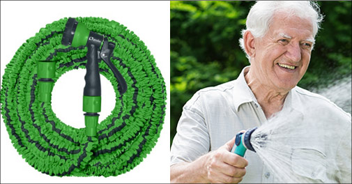 Gør havevandingen nem med en spiralslange!