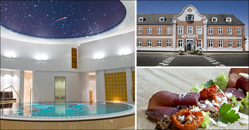 Romantisk gourmetophold med kurbad