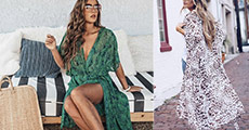 Modeverdenens helt store MUST-HAVE. Flot og sommerlig kimono til en værdi af kr. 489,-