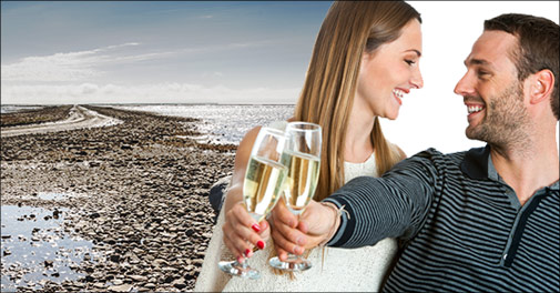 Super pris på vinterophold for 2 personer inkl. lækker mad.. 