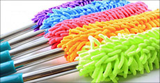 Brug den populære microfiber Duster til rengøringen derhjemme - vupti, det går hurtigt. Fås i flere farver. Værdi kr. 349,-
