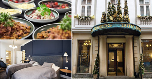 Lige i centrum, flotte historiske rammer, lækker mad.. 