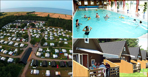 Turen går til populære 4½ stjernede Dokkedal Camping