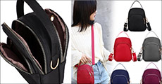 Lækker letvægts crossbody taske fra The 99 Inspirations, fås i flere farver. Værdi kr. 379,-