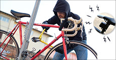 Skræm tyven væk med denne cykelalarm. Du får 1 stk. inkl. levering. Værdi kr. 389,-