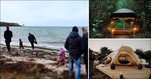 Fantastiske omgivelser med kig til stjernerne