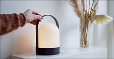 Super deal - Smart bordlampe til både inde og ude. Inkl. fragt. Værdi kr. 349,-