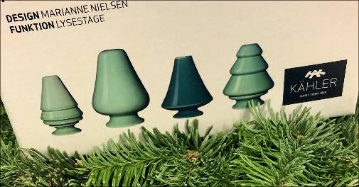 Skønne porcelænsjuletræer fra KÄHLER