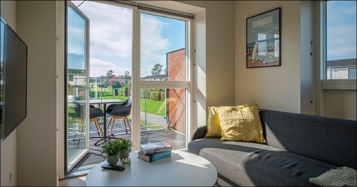 Lækre hotellejligheder med plads og komfort