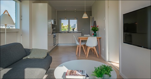 Lækre hotellejligheder med plads og komfort