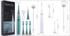 Få renere tænder og friskere smil med elektrisk tandbørste og tandrens med 5 tilstande, højfrekvent vibration og udskiftelige hoveder. Værdi kr. 599,-