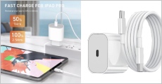 Få en kraftfuld iPhone oplader med 2 meter kabel og hurtig PD20W opladning. Perfekt til hjem, arbejde og rejser. Inkl. fragt. Værdi kr. 349,-